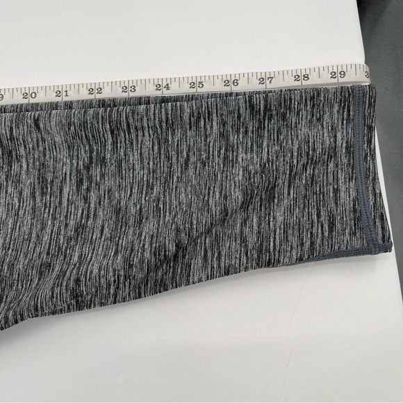 Papaya Active Leggings Marled Gray Silky Smooth 7/8” Length Size Large - Picture 7 of 7